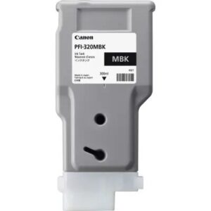 Canon PFI-320 Matte Black Ink Cartridge (300mL) For imagePROGRAF TM-200, TM-205, TM-300, TM-305