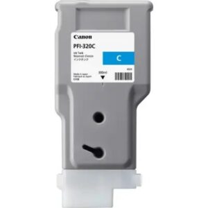 Canon PFI-320 Cyan Ink Cartridge (300mL) For imagePROGRAF TM-200, TM-205, TM-300, TM-305