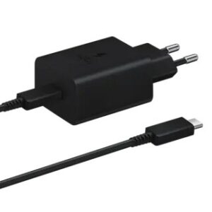 Type-C / Samsung 45W Compact Power Adapter (with C to C Cable) Black (EP-T4511XBEGRU)