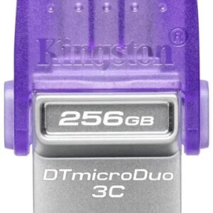 Kingston 256GB DataTraveler microDuo 3C 200MB/s dual USB-A + USB-C (DTDUO3CG3/256GB)