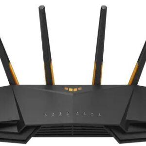 TUF Gaming AX3000 V2 Dual Band WiFi 6 Gaming Router with Mobile Game Mode, 3 steps port forwarding, 2.5Gbps port, AiMesh for mesh WiFi, AiProtection P