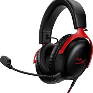 HyperX Cloud III – Wired Gaming Headset Black/Red (727A9AA)