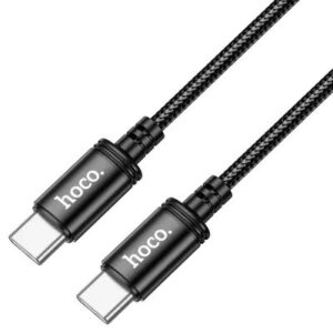 Type - C / Hoco X89 Wind 60W charging data cable Type-C to Type-C Black