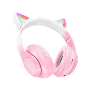 Hoco W42 Cat ears BT headphones cherry blossom