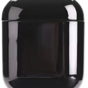 For Apple AirPods 2nd gen.Electroplating TPU Protective Box - Black
