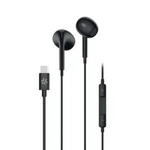 Celly UP1300 USB Type-C Stereo Earphones Black