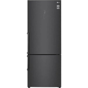 (Promo) GR-B589BQCM.AMCQMER Bottom-Freezer 185x70x74 446 LT NF Inverter Black