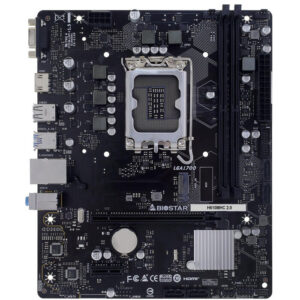 Biostar Mainboard, H610MHC 2.0 Socket 1700 DDR4, uATX, GbE