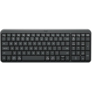 LOGITECH K250 Compact Bluetooth Wireless Keyboard - GRAPHITE - RUS - 2.4GHZ/BT - INTNL-973