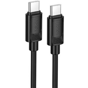Hoco X122 Benefit 60W silicone charging data cable C to C(packaged) Black