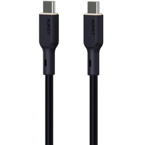 AUKEY CB-SCC242 C-to-C 1.8M 240W Silicone Cable USB 2.0 Black