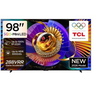 SQD-Mini LED TCL TV 98"(249cm)/ 98C7L  4K Google TV; Airplay2;  144Hz