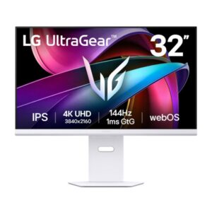 LG UltraGear Smart 31.5" 32G810SA-W 4K UHD (3840 x 2160) IPS 144Hz 1ms 400 cd/m² White