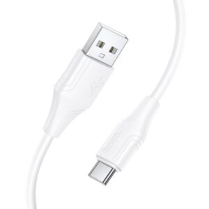 Hoco X124 Bien silicone charging data cable Type-C White