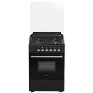 Oz OE 6040 BL / 4Gas / Electric Oven / 60x60x85cm / FFD / Mate Black