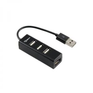 USB HUB SBOX H-204 BLACK / USB-2.0 4 PORT