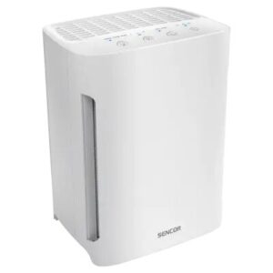 Sencor SHA 6400WH Air Purifier, 3 Cleaning Speeds, Lamp Lifetime: 20,000 Hours, Noise Level: 55dB(A), Area: up to 20m2, Power Input: 60W, Dimensions (