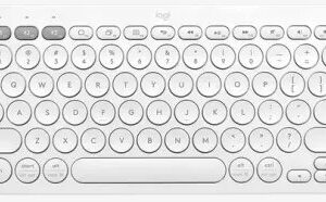 LOGITECH  Keyboard Pebble Keys 2 K380s - TONAL WHITE - US INT'L - BT - INTNL-973 - UNIVERSAL