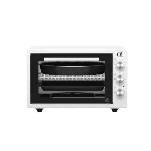 OZ / OZ4232WW  WHITE  /  42 Lt, Midi Oven / 1 Square Tray + 1 Round Tray + Wire Grid