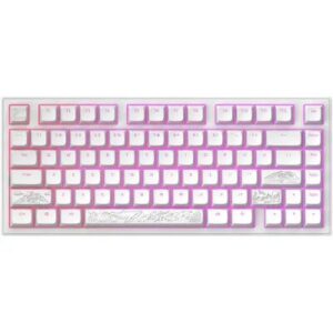 Dark Project ALU Terra Nostra White - Wired Gaming Keyboard (ANSI)