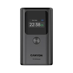 CANYON power bank OnPower 130 TFT 10000 mAh PD30W Dark Grey (CNS-CPB130DG)